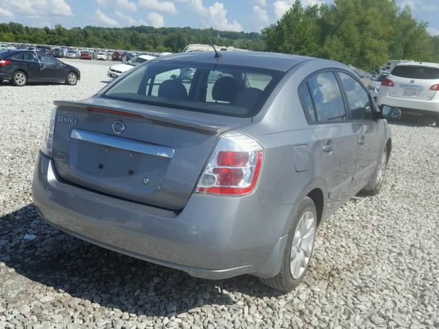 3N1AB6AP6CL765785 - 2012 NISSAN SENTRA 2.0 GRAY photo 4