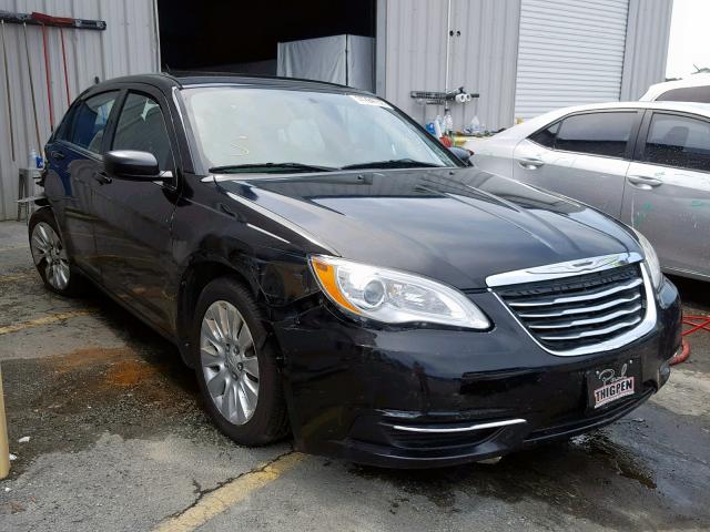 1C3BC4FB0BN542628 - 2011 CHRYSLER 200 LX BLACK photo 1