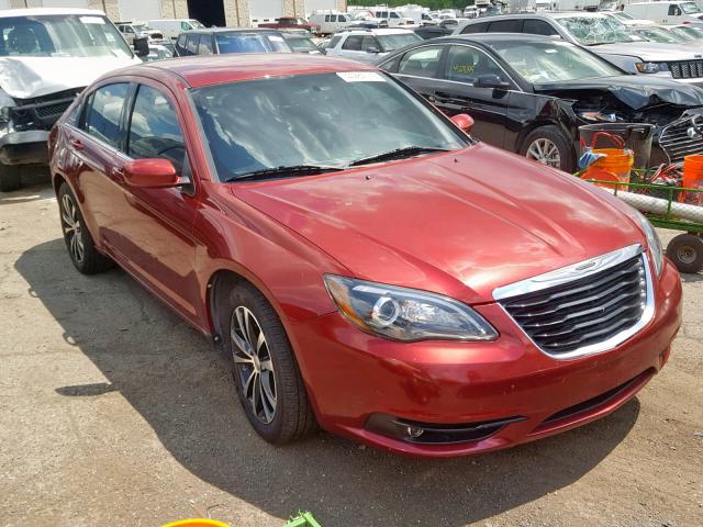 1C3CCBBB6DN580611 - 2013 CHRYSLER 200 TOURIN RED photo 1