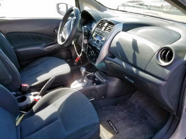 3N1CE2CP7FL382464 - 2015 NISSAN VERSA NOTE SILVER photo 5