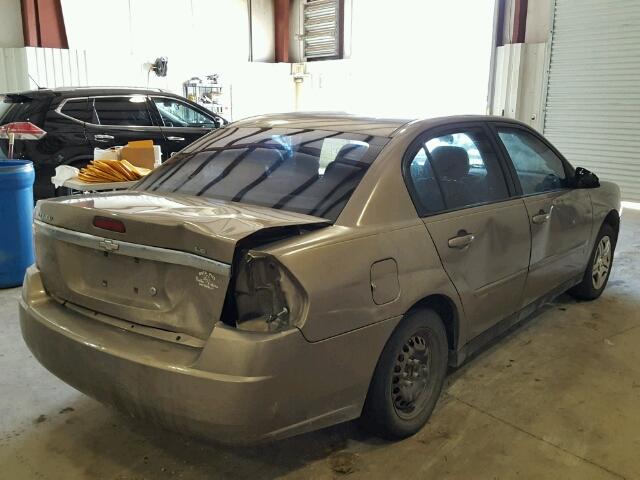 1G1ZS58F28F141760 - 2008 CHEVROLET MALIBU LS 棕色 照片 4