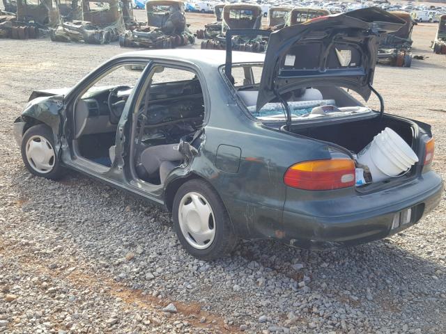 1Y1SK52871Z420303 - 2001 CHEVROLET GEO PRIZM GREEN photo 3