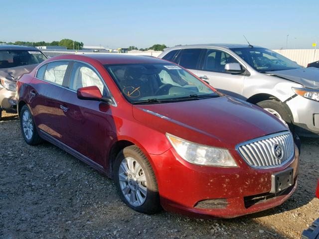 1G4GA5ED0BF285203 - 2011 BUICK LACROSSE C RED photo 1