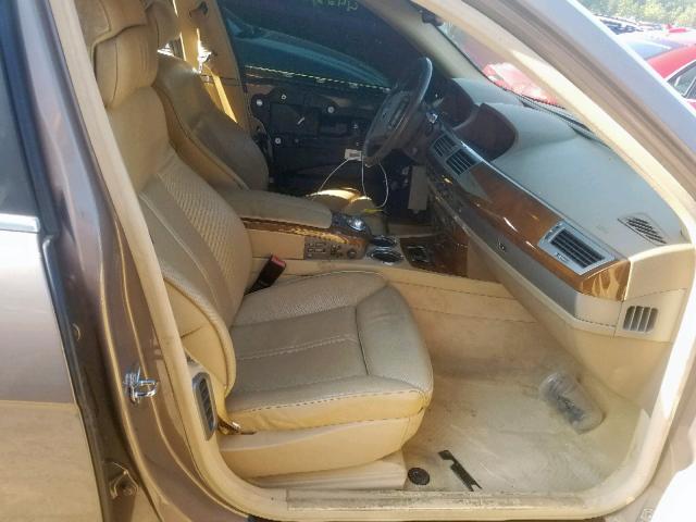 WBAGN635X4DS54515 - 2004 BMW 745 LI TAN photo 5