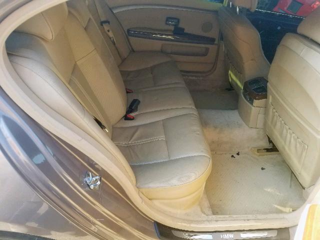 WBAGN635X4DS54515 - 2004 BMW 745 LI TAN photo 6