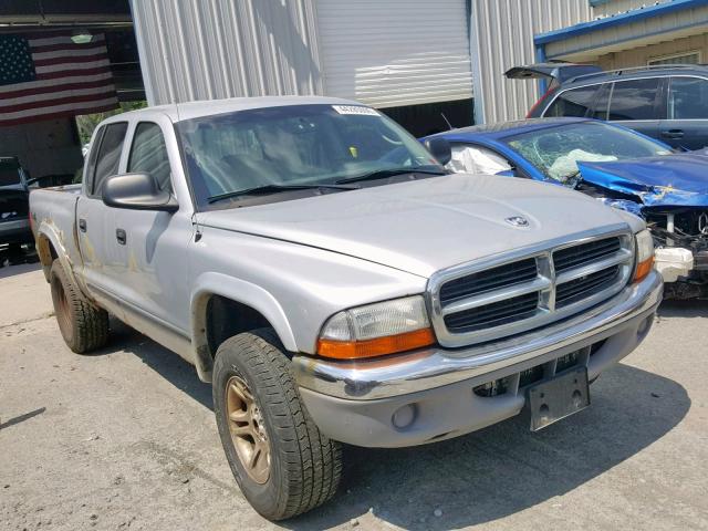 1D7HG48N33S356009 - 2003 DODGE DAKOTA QUA SILVER photo 1