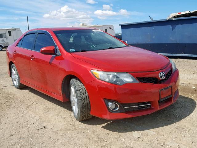 4T1BF1FK1CU546384 - 2012 TOYOTA CAMRY BASE RED photo 1