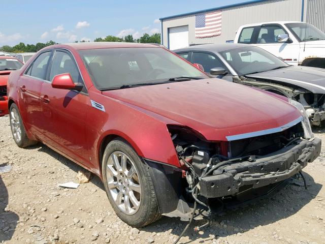 1G6DP57V580113002 - 2008 CADILLAC CTS HI FEA RED photo 1