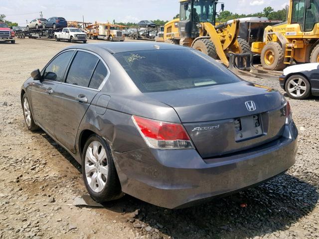 1HGCP26858A142093 - 2008 HONDA ACCORD EXL GRAY photo 3