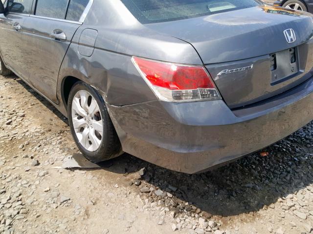 1HGCP26858A142093 - 2008 HONDA ACCORD EXL GRAY photo 9