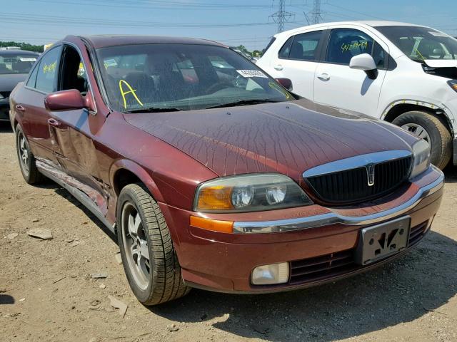 1LNHM87A61Y642421 - 2001 LINCOLN LS MAROON photo 1