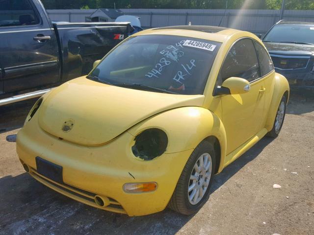 3VWCK31C05M402247 - 2005 VOLKSWAGEN NEW BEETLE Sarı foto 2