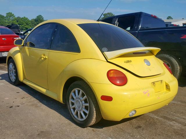 3VWCK31C05M402247 - 2005 VOLKSWAGEN NEW BEETLE Sarı foto 3