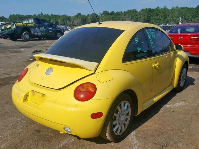 3VWCK31C05M402247 - 2005 VOLKSWAGEN NEW BEETLE Sarı foto 4