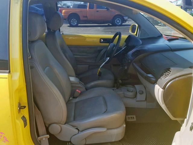 3VWCK31C05M402247 - 2005 VOLKSWAGEN NEW BEETLE Sarı foto 5