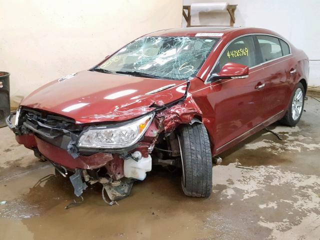 1G4GC5ED0BF233144 - 2011 BUICK LACROSSE C MAROON photo 2