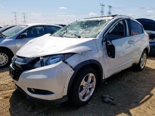 3CZRU6H71GM729366 - 2016 HONDA HR-V EXL WHITE photo 2