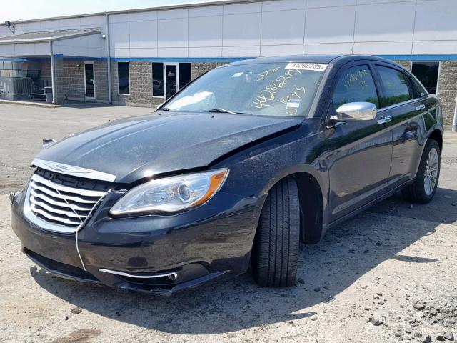 1C3BC2FG9BN516125 - 2011 CHRYSLER 200 LIMITE BLACK photo 2