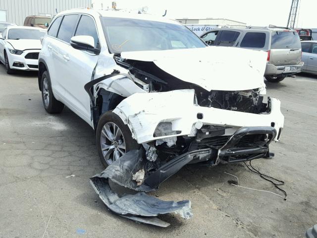 5TDBKRFH9GS307436 - 2016 TOYOTA HIGHLANDER WHITE photo 1