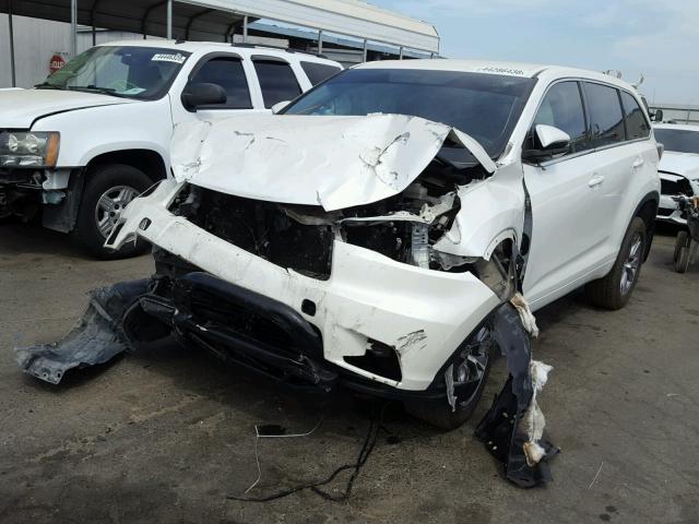5TDBKRFH9GS307436 - 2016 TOYOTA HIGHLANDER WHITE photo 2