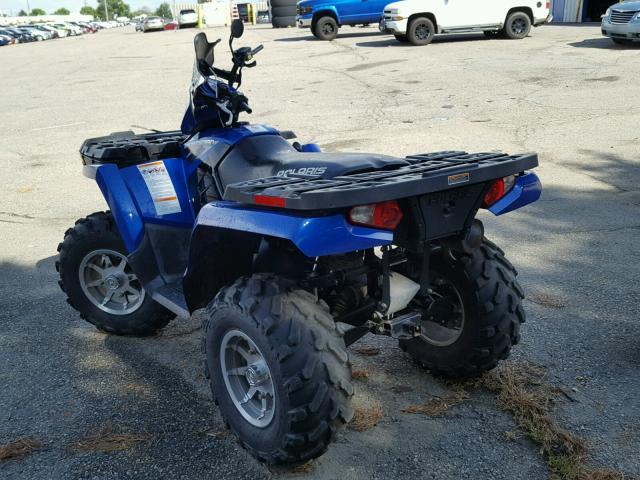 4XAMN50A08A235861 - 2008 POLARIS SPORTSMAN BLUE photo 3