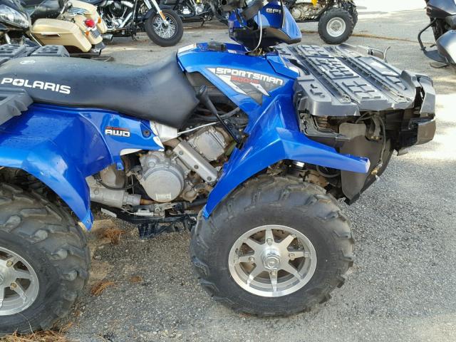 4XAMN50A08A235861 - 2008 POLARIS SPORTSMAN BLUE photo 9