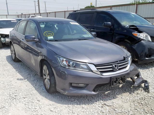 1HGCR2F88EA155099 - 2014 HONDA ACCORD EXL GRAY photo 1