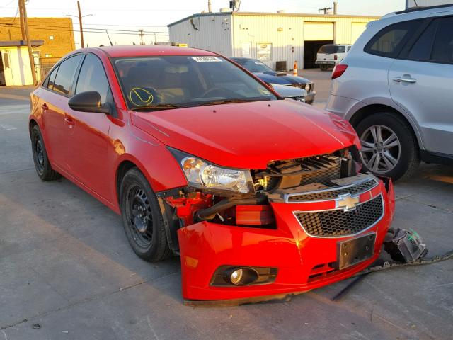 1G1PA5SH5E7455753 - 2014 CHEVROLET CRUZE LS RED photo 1