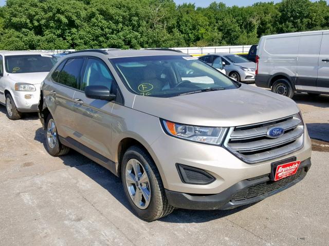 2FMPK3G93JBC00381 - 2018 FORD EDGE SE GOLD photo 1