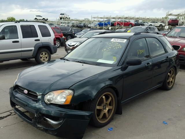 JF1GG65504G807879 - 2004 SUBARU IMPREZA TS GREEN photo 2