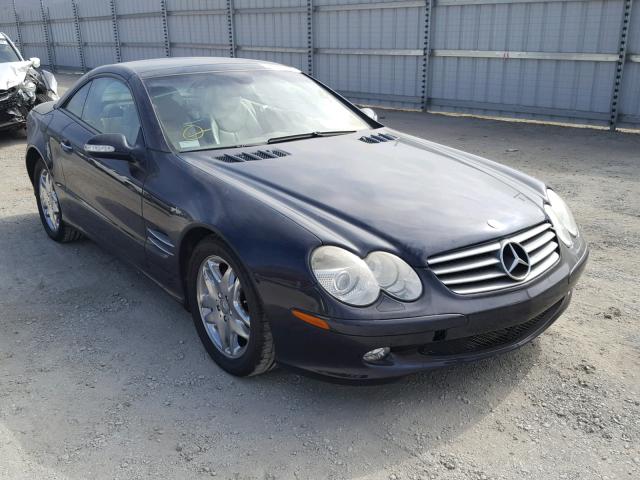 WDBSK75FX3F046878 - 2003 MERCEDES-BENZ SL 500R BLUE photo 1