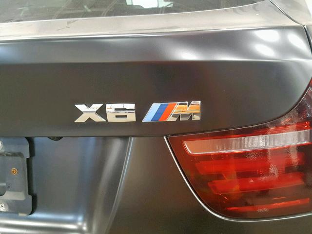 5YMGZ0C5XE0C40590 - 2014 BMW X6 M BLACK photo 9