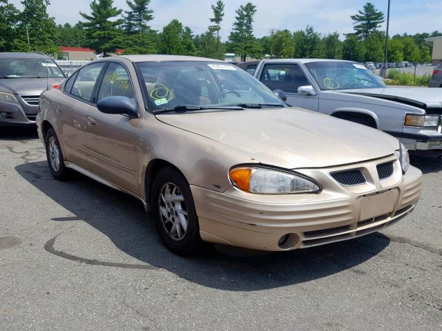 1G2NF52E53M635548 - 2003 PONTIAC GRAND AM S BEIGE photo 1
