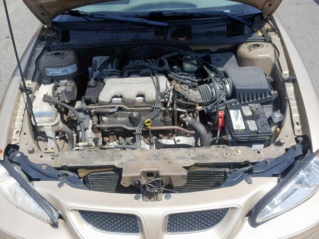 1G2NF52E53M635548 - 2003 PONTIAC GRAND AM S BEIGE photo 7