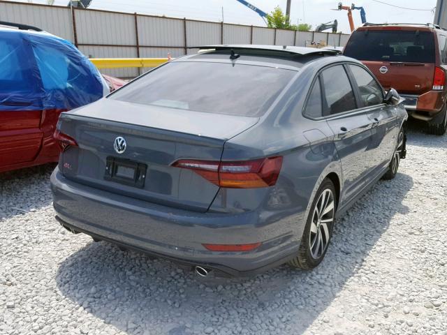 3VW6T7BU0KM166610 - 2019 VOLKSWAGEN JETTA GLI GRAY photo 4