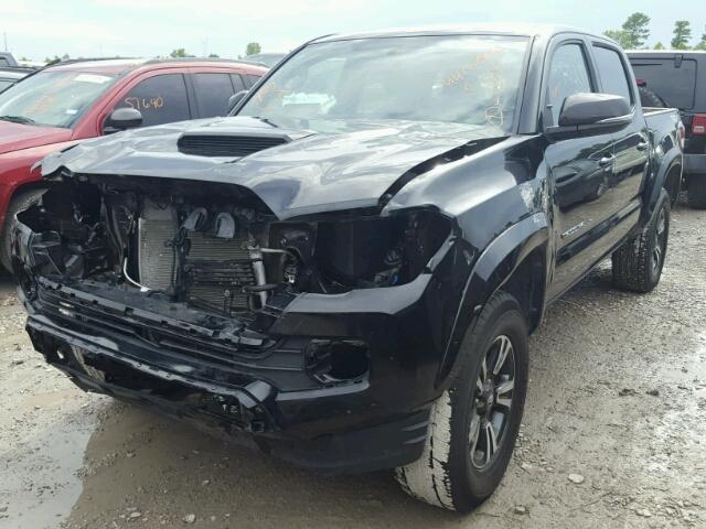 3TMCZ5AN7GM012065 - 2016 TOYOTA TACOMA DOU BLACK photo 2