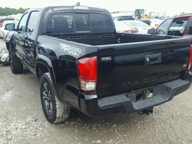 3TMCZ5AN7GM012065 - 2016 TOYOTA TACOMA DOU BLACK photo 3