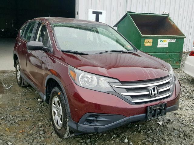 5J6RM4H32EL026679 - 2014 HONDA CR-V LX RED photo 1