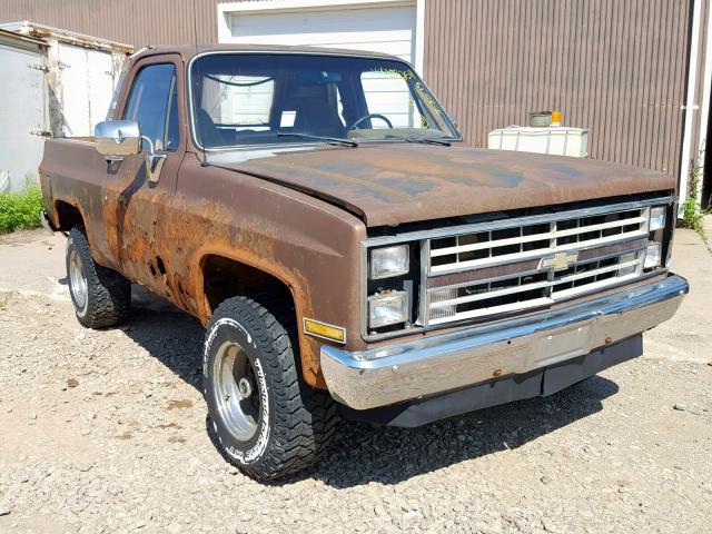 1GNEV18K5JF124757 - 1988 CHEVROLET BLAZER V10 BROWN photo 1