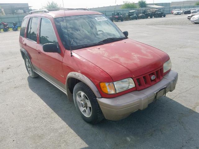 KNDJA723725148590 - 2002 KIA SPORTAGE RED photo 1