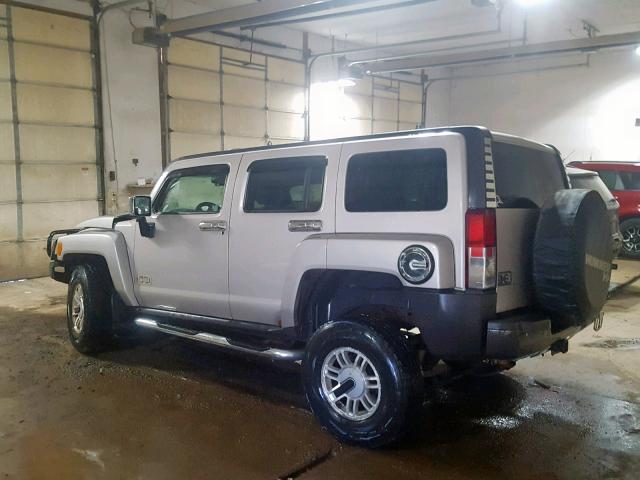 5GTDN136368175886 - 2006 HUMMER H3 SILVER photo 3