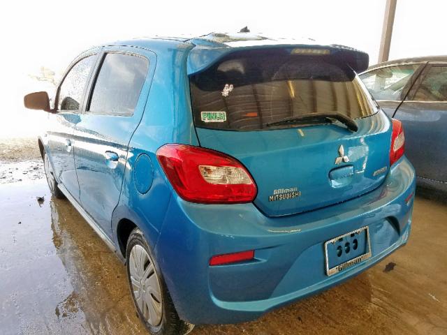 ML32A3HJ4HH013290 - 2017 MITSUBISHI MIRAGE ES BLUE photo 3