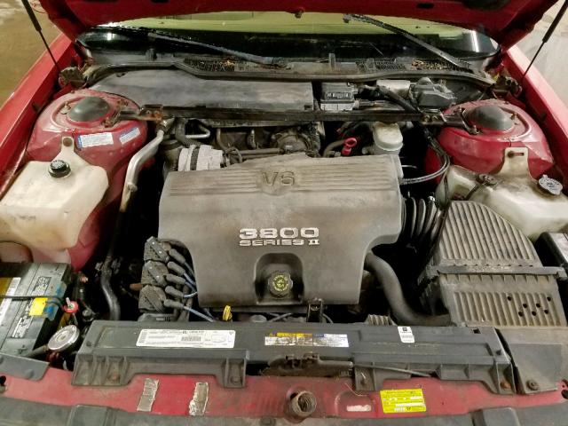 1G3HC52K8X4827494 - 1999 OLDSMOBILE 88 50TH AN RED photo 7