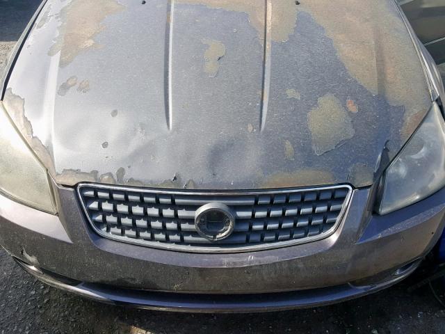 1N4BL11D05N402270 - 2005 NISSAN ALTIMA SE GRAY photo 7