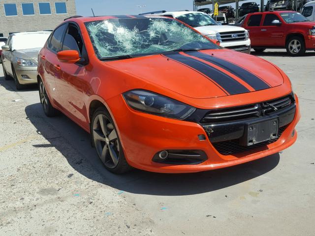 1C3CDFEB8FD391497 - 2015 DODGE DART GT ORANGE photo 1