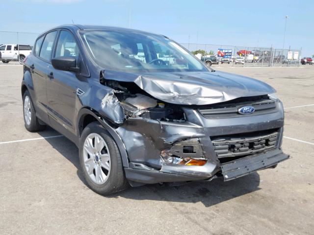 1FMCU0F72GUA43324 - 2016 FORD ESCAPE S GRAY photo 1