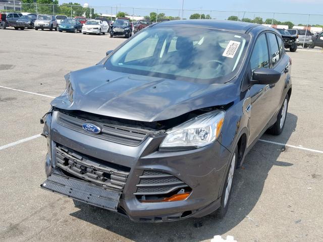 1FMCU0F72GUA43324 - 2016 FORD ESCAPE S GRAY photo 2