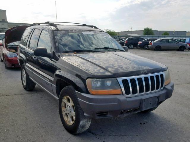 1J4GX48S81C608088 - 2001 JEEP GRAND CHER BLACK photo 1