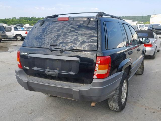 1J4GX48S81C608088 - 2001 JEEP GRAND CHER BLACK photo 4