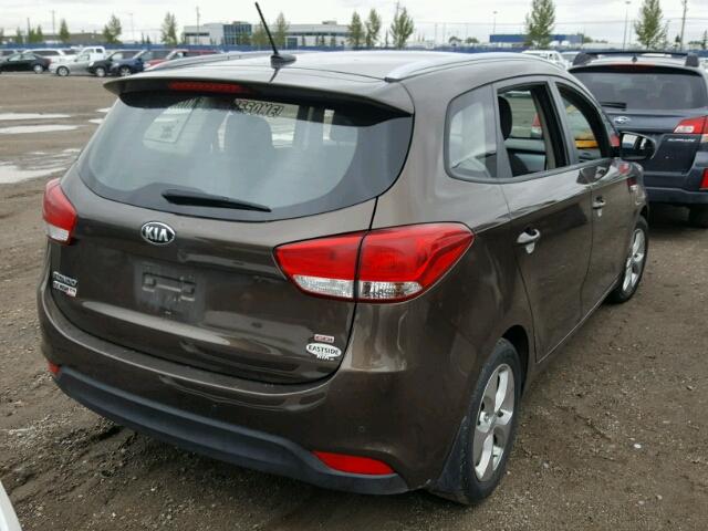 KNAHT8A37F7094019 - 2015 KIA RONDO BROWN photo 4